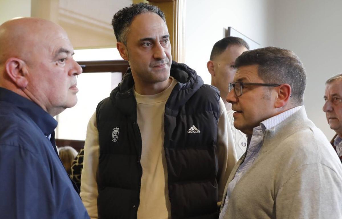 Por la derecha, Fredi Martínez, Gabri Piquero y Jorge Martínez. | FERNANDO RODRÍGUEZ