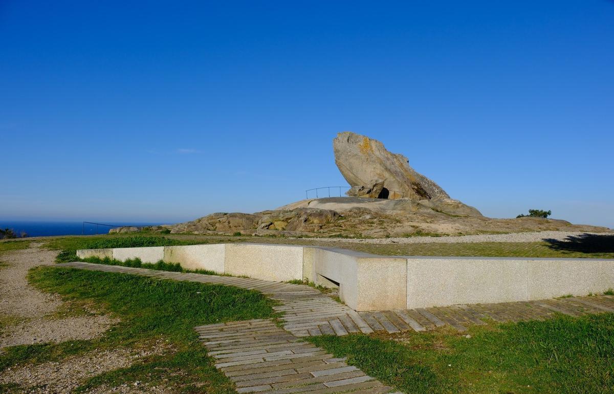 A Pedra da Rá, en Ribeira