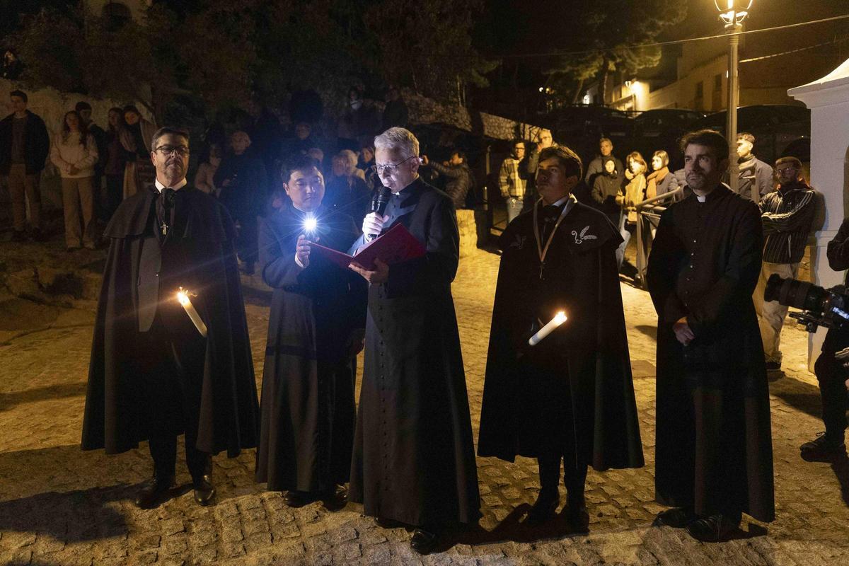 Los momentos más destacados del Viacrucis de la Semana Santa de Sagunt