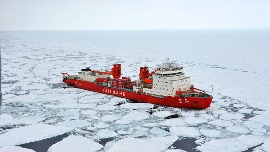 El &#039;Dragón de Nieve&#039; chocó contra un iceberg en la Antártida