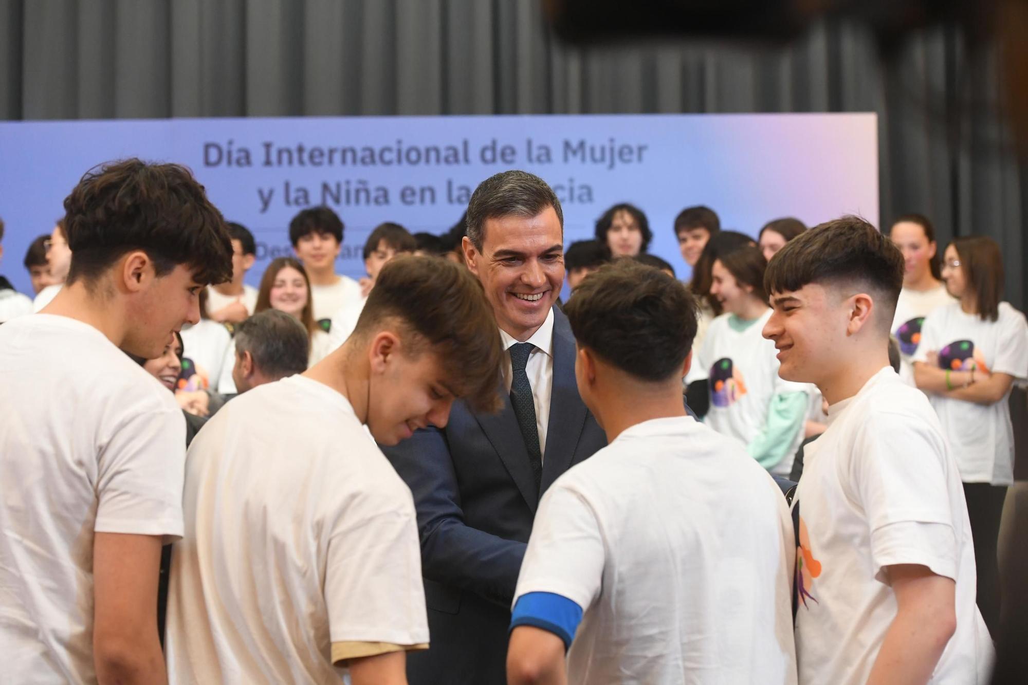 Pedro Sánchez en el Muncyt de A Coruña