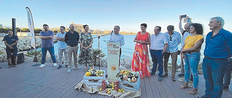 Un momento de la presentación de Som Pagesos, en el Varadero de Palma