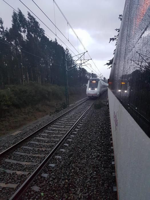 El primer temporal del invierno azota Galicia