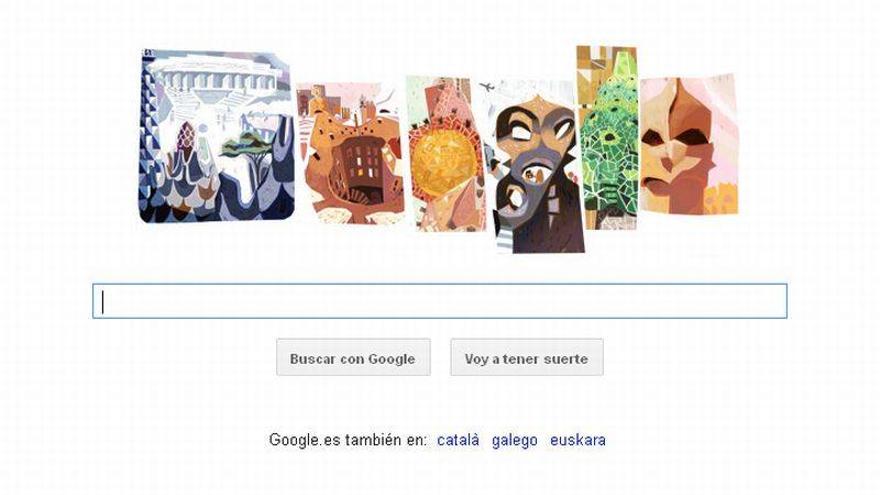 Google dedica su logotipo al 161 aniversario del nacimiento de Antoni Gaudí