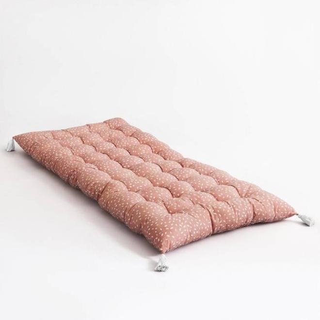 Colchón para palet rosa estampado