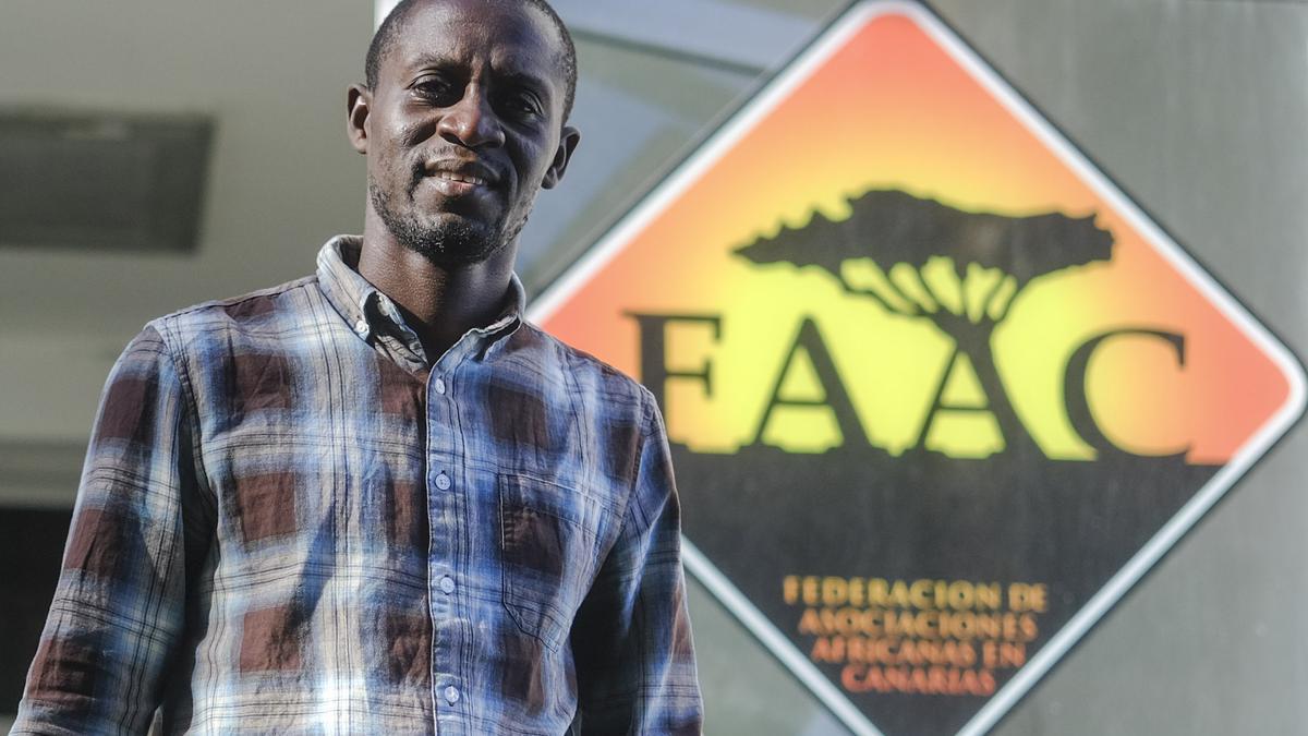 Mame Cheikh Mbaye, presidente de la Federación de Asociaciones Africanas en Canarias (FAAC)