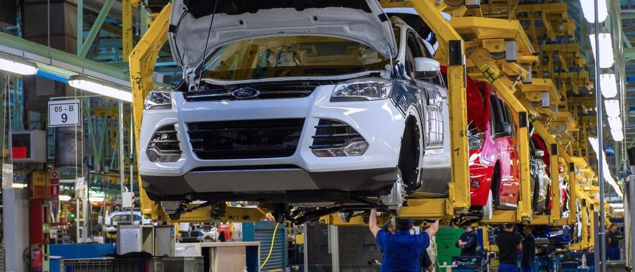 Planta de montaje de vehículos de la factoría de Ford en Almussafes, en una imagen de archivo. | EUROPA PRESS