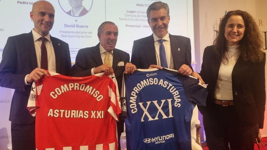 La contracrónica del encuentro entre los presidentes de Sporting y Oviedo: una rivalidad bien entendida