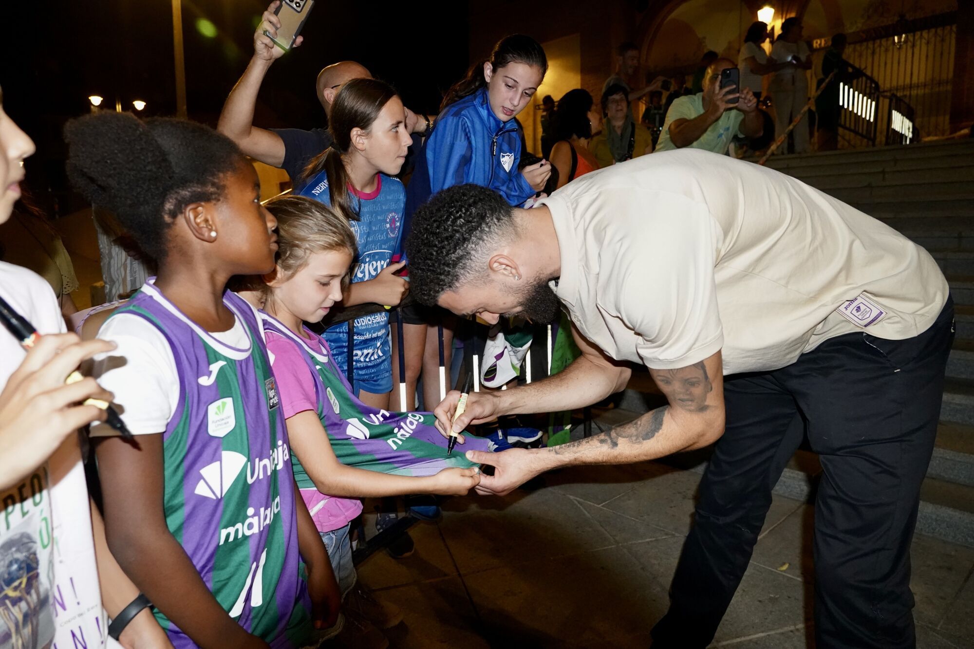 El Unicaja visita el Santuario de Nuestra Señora de la Victoria