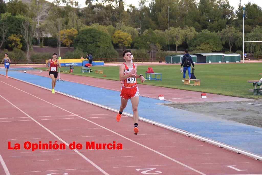 Regional absoluto y sub-23 de atletismo en Lorca