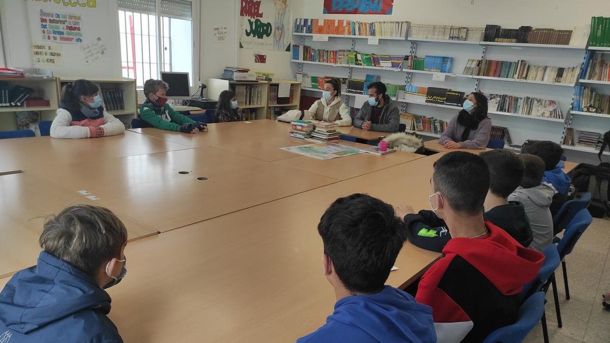 Imagen de una de las reuniones de los presupuestos participativos escolares.