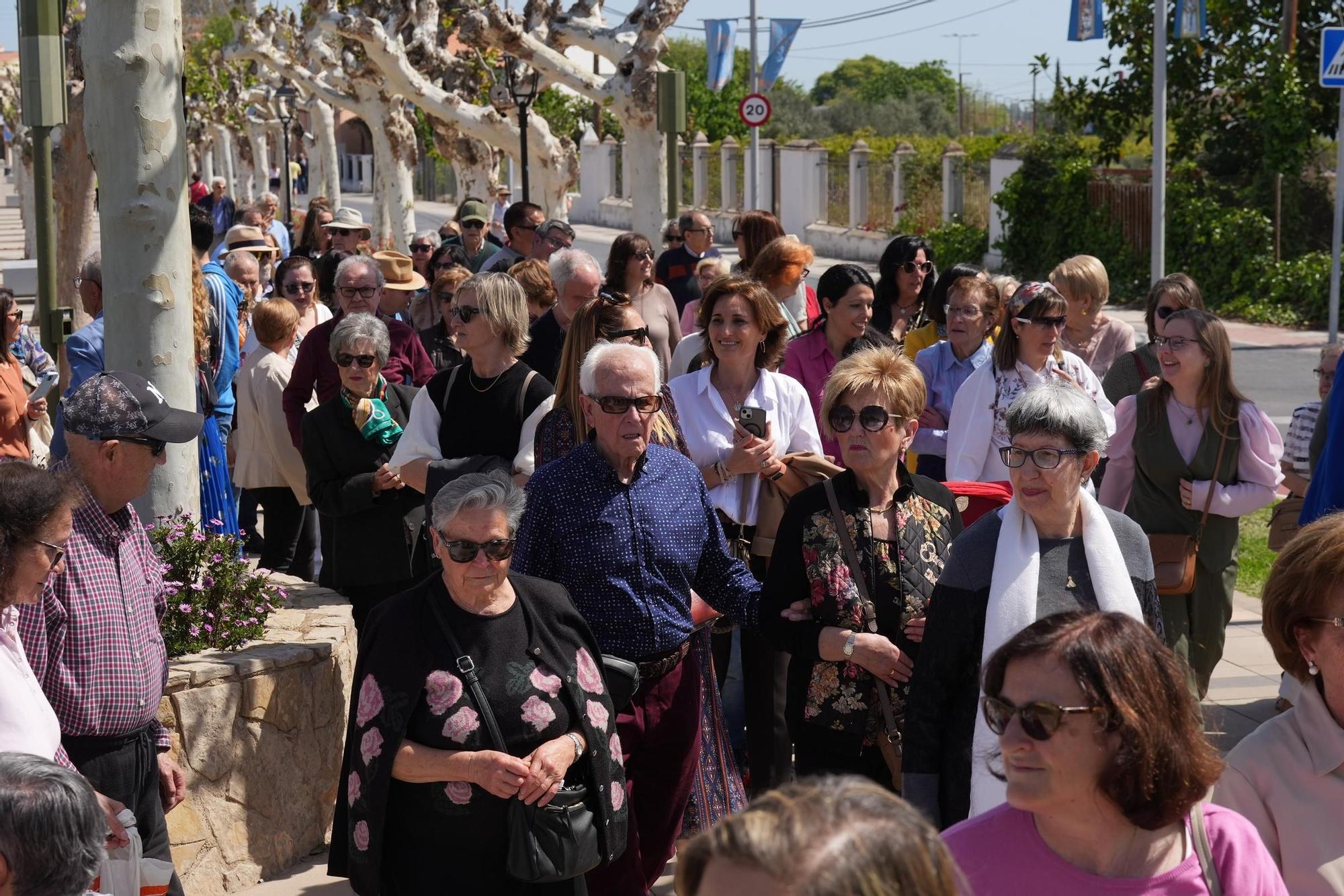 Galería de imágenes: La Virgen del Lledó sale de la basílica para ir a la ciudad