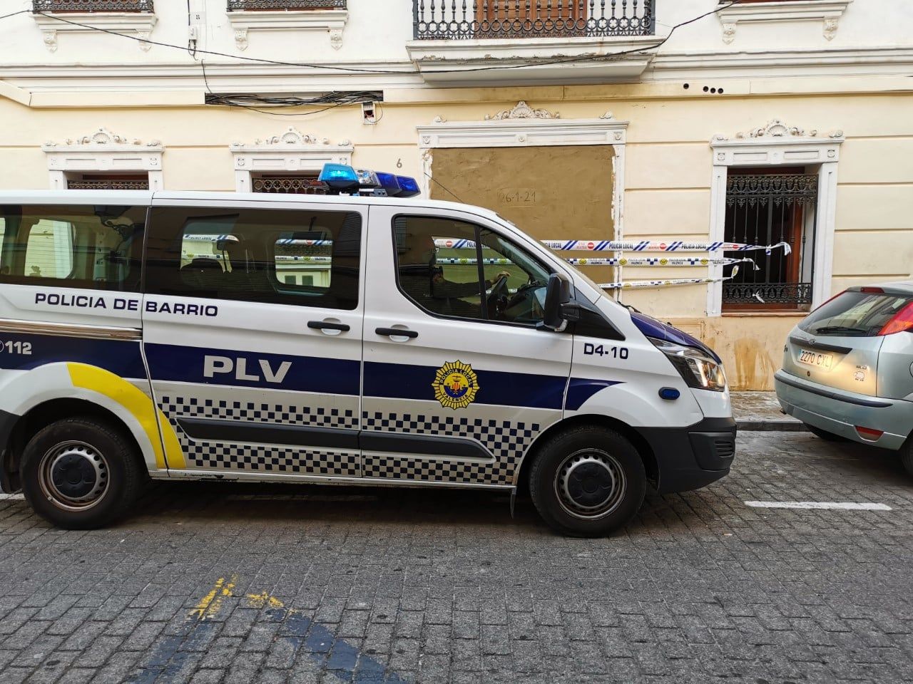 Desalojan y tapian una vivienda en el centro de Benimàmet