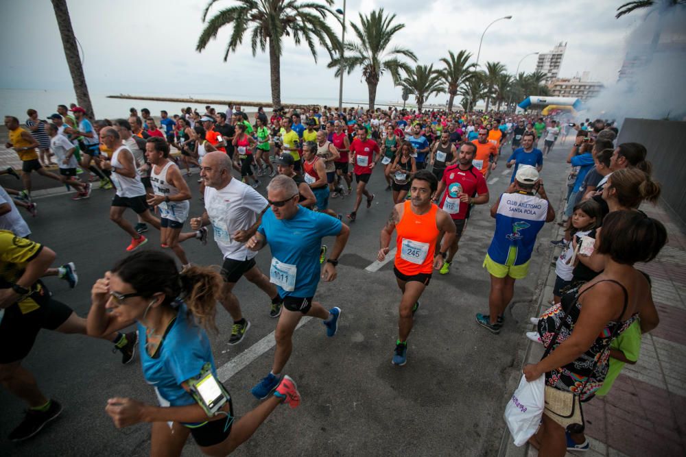 Madrugón festivo y atlético en Santa Pola