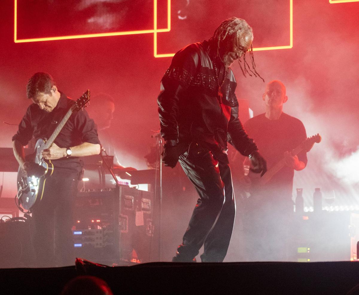 Massive Attack, en su actuación en Mallorca el pasado año.