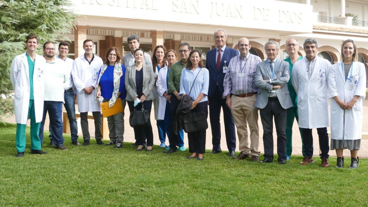 Profesionales de los hospitales San Juan de Dios y Reina Sofía de Córdoba, relacionados con el proceso de donación y trasplante.