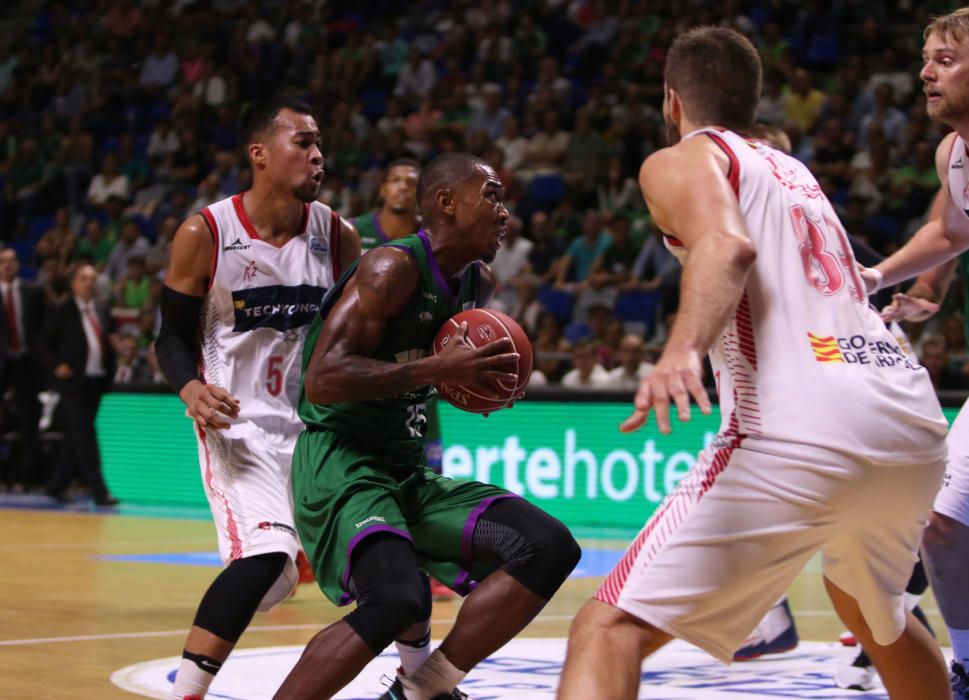 Inesperada derrota del Unicaja en su debut como local.