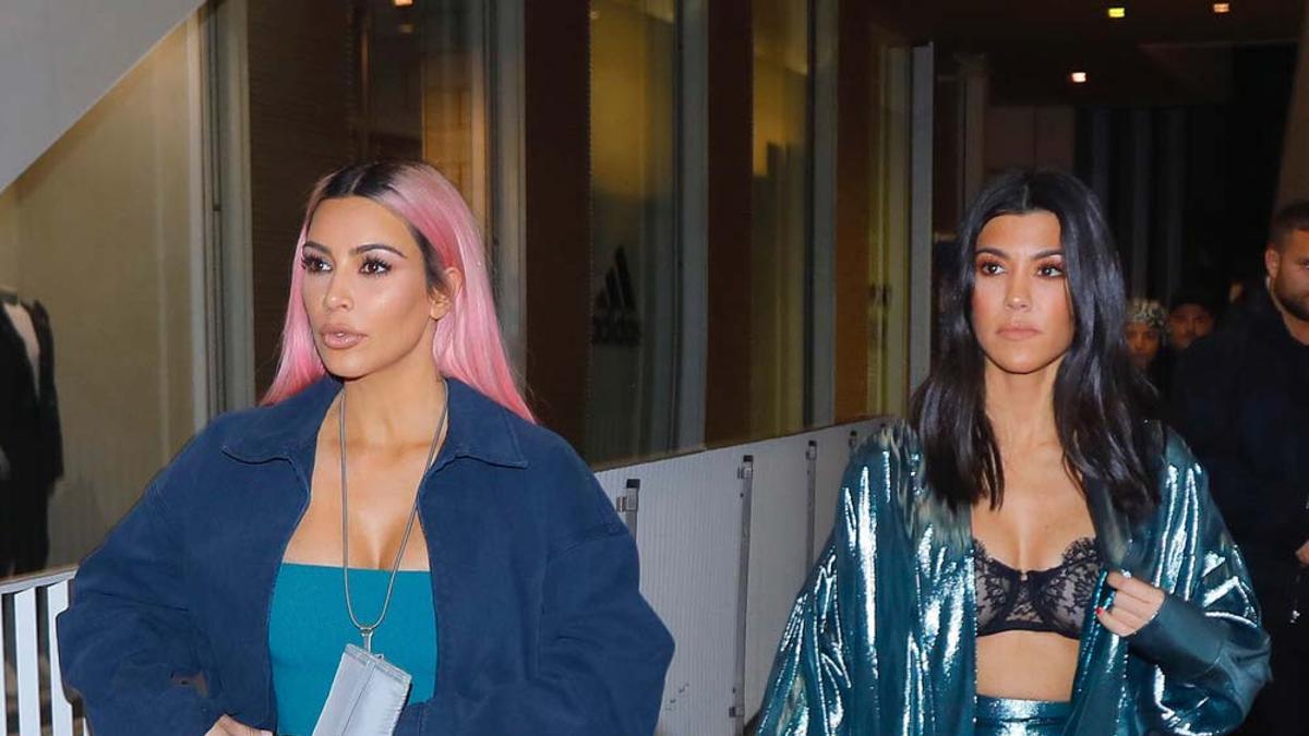 Kim y Kourtney Kardashian, juntas el pasado mes de marzo