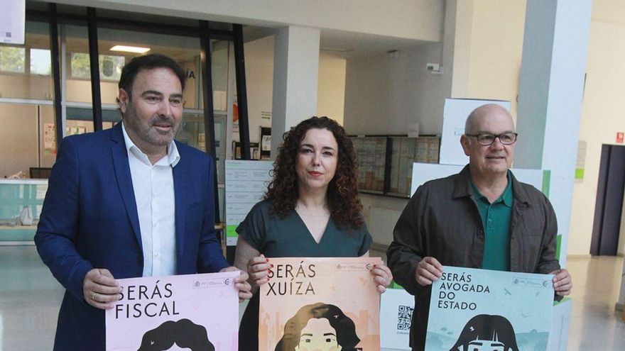 Javier Rodríguez, Susana Álvarez y Eladio Santos. | Iñaki Osorio