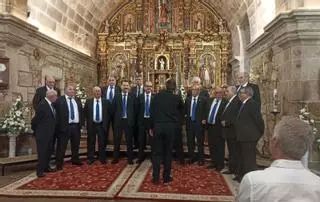 El Coro San Andrés canta a la primavera en Berres (Galicia)