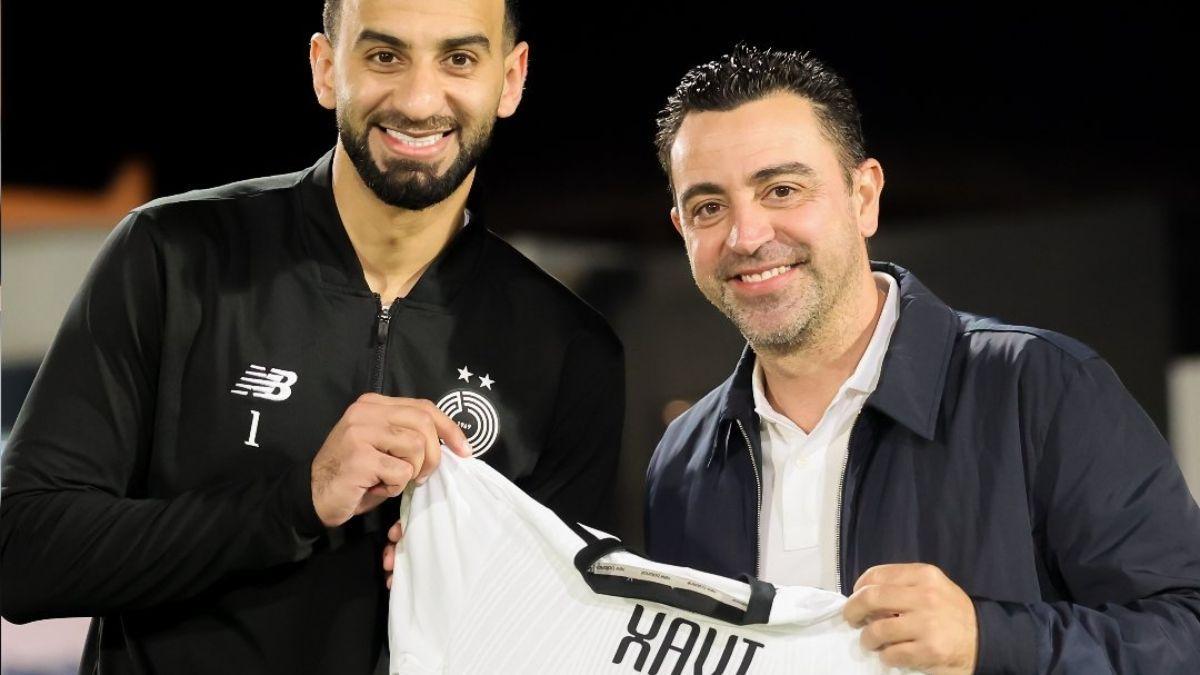 Xavi ha vistado a su anterior equipo, el Al Sadd