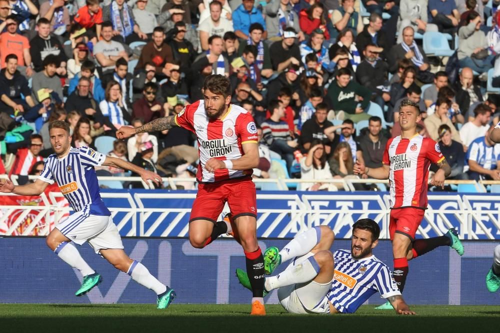 Les imatges del Reial Societat-Girona (5-0)