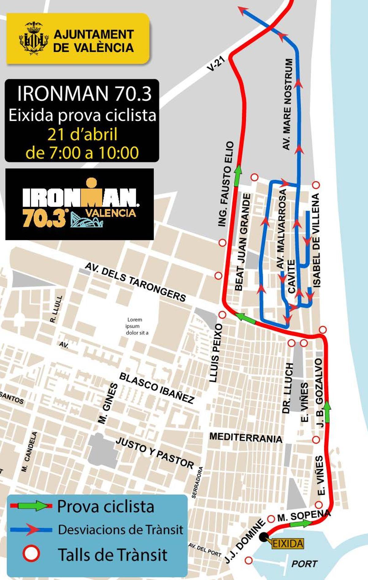 Ironman 70.3 Prueba Ciclista (Salida)