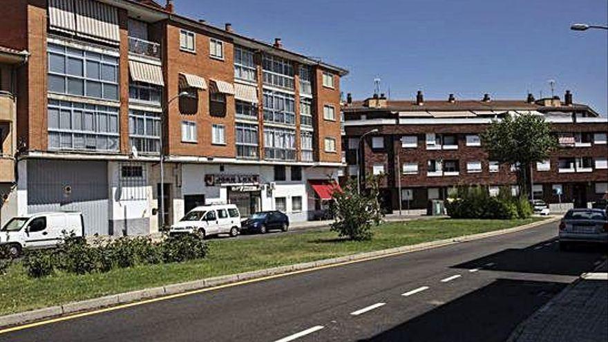 Una calle del barrio zamorano de San José Obrero.