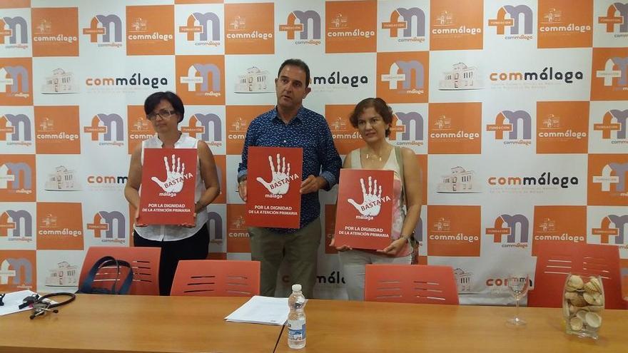 Los médicos de familia Francisca Muñoz, Carlos Bautista y Carmen Gónzalez.