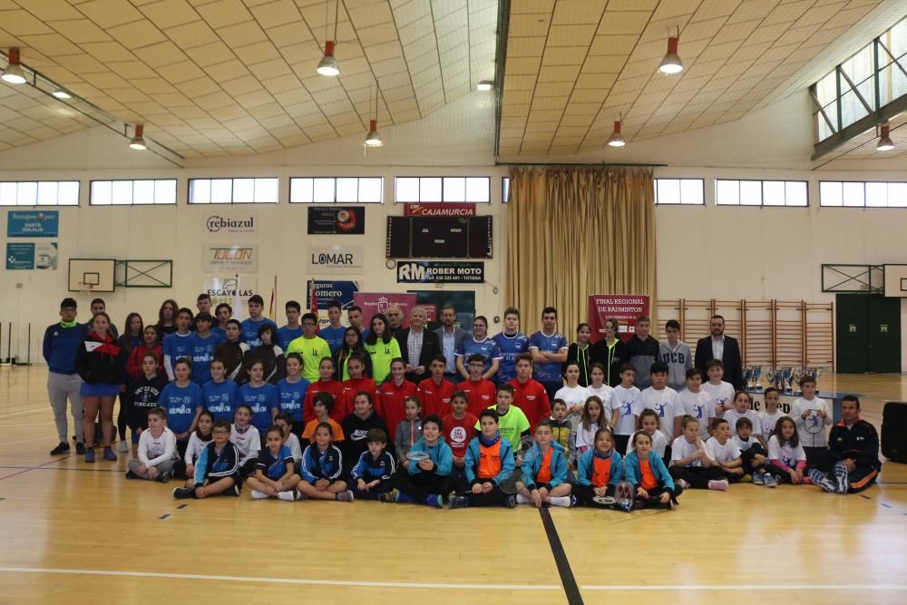 Final Regional de bádminton de Deporte Escolar