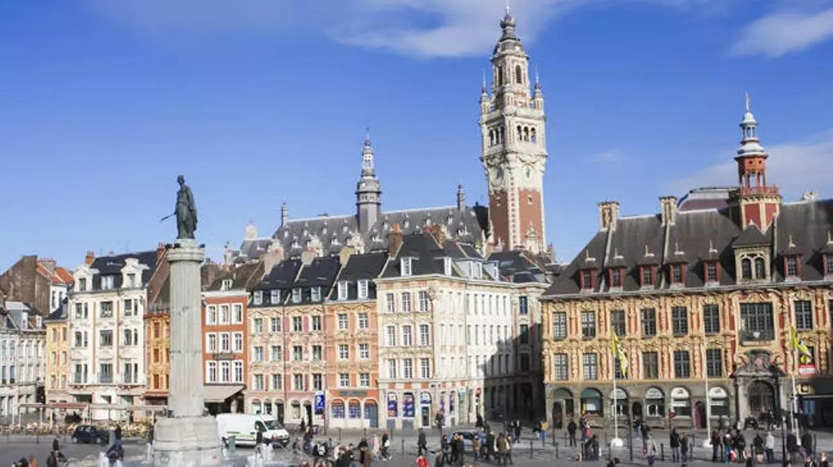 La Grand'Place de Lille, el corazón de esta ciudad francesa.