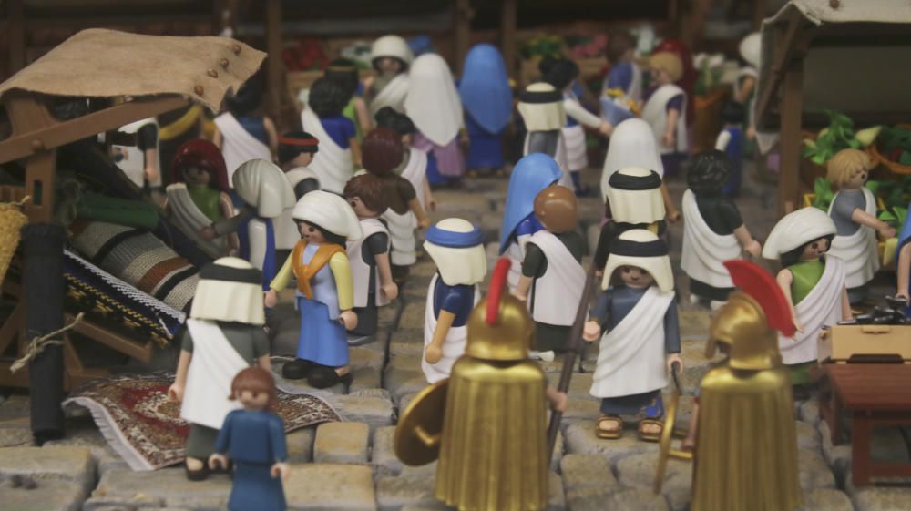 Belén de Playmobil en el Museo de Belenes de Mollina