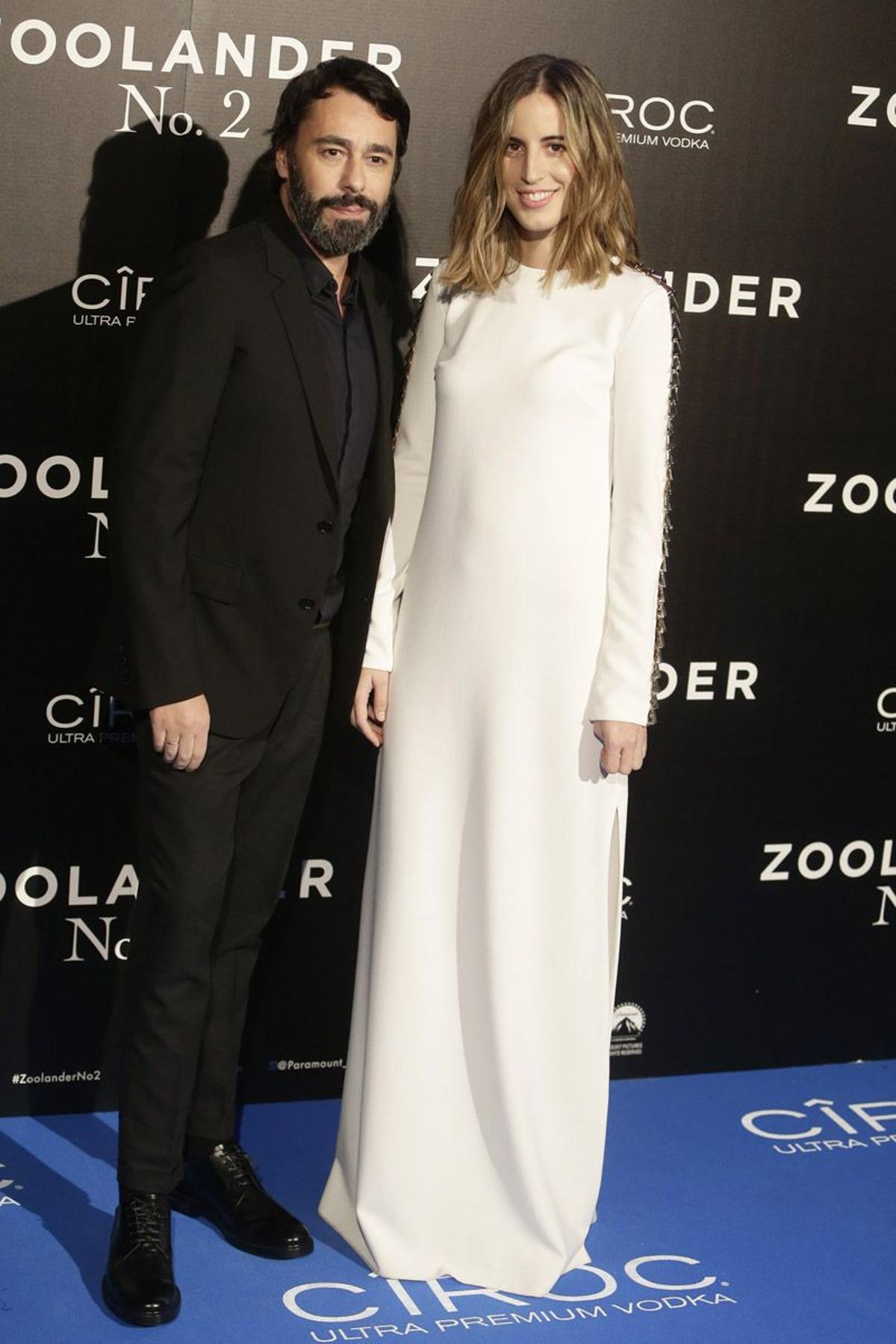 Juanjo Oliva y Berta Bernad en el estreno de 'Zoolander 2' en Madrid