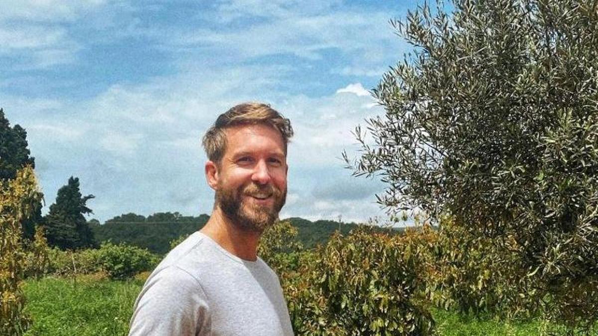 Calvin Harris, en su granja ecológica en Ibiza.