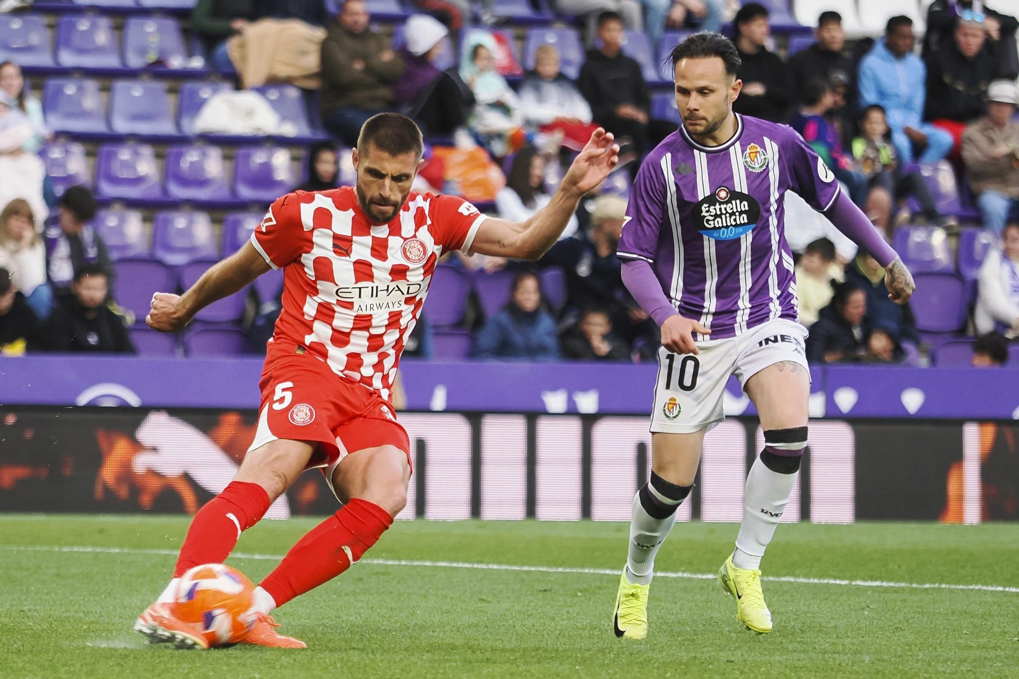 Les imatges del partit Valladolid - Girona