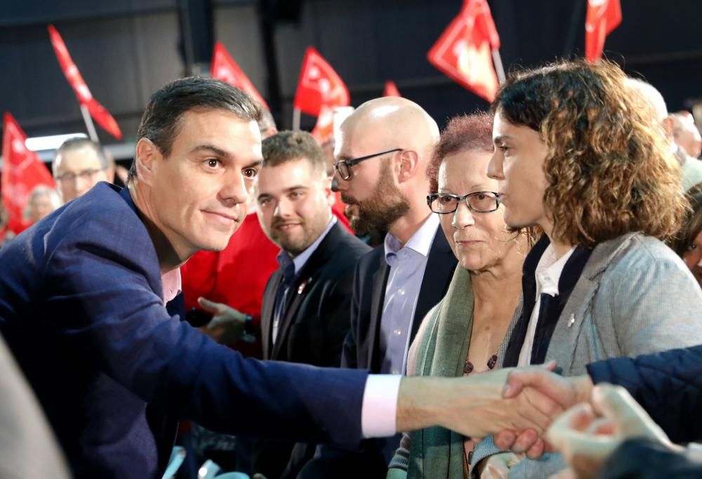 Mitin de Pedro Sánchez en Gijón