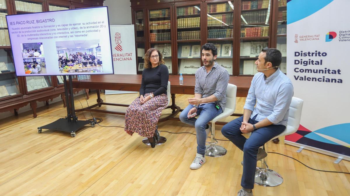 Marisa Bernabeu, Ramón Alabau y Raúl Marín.