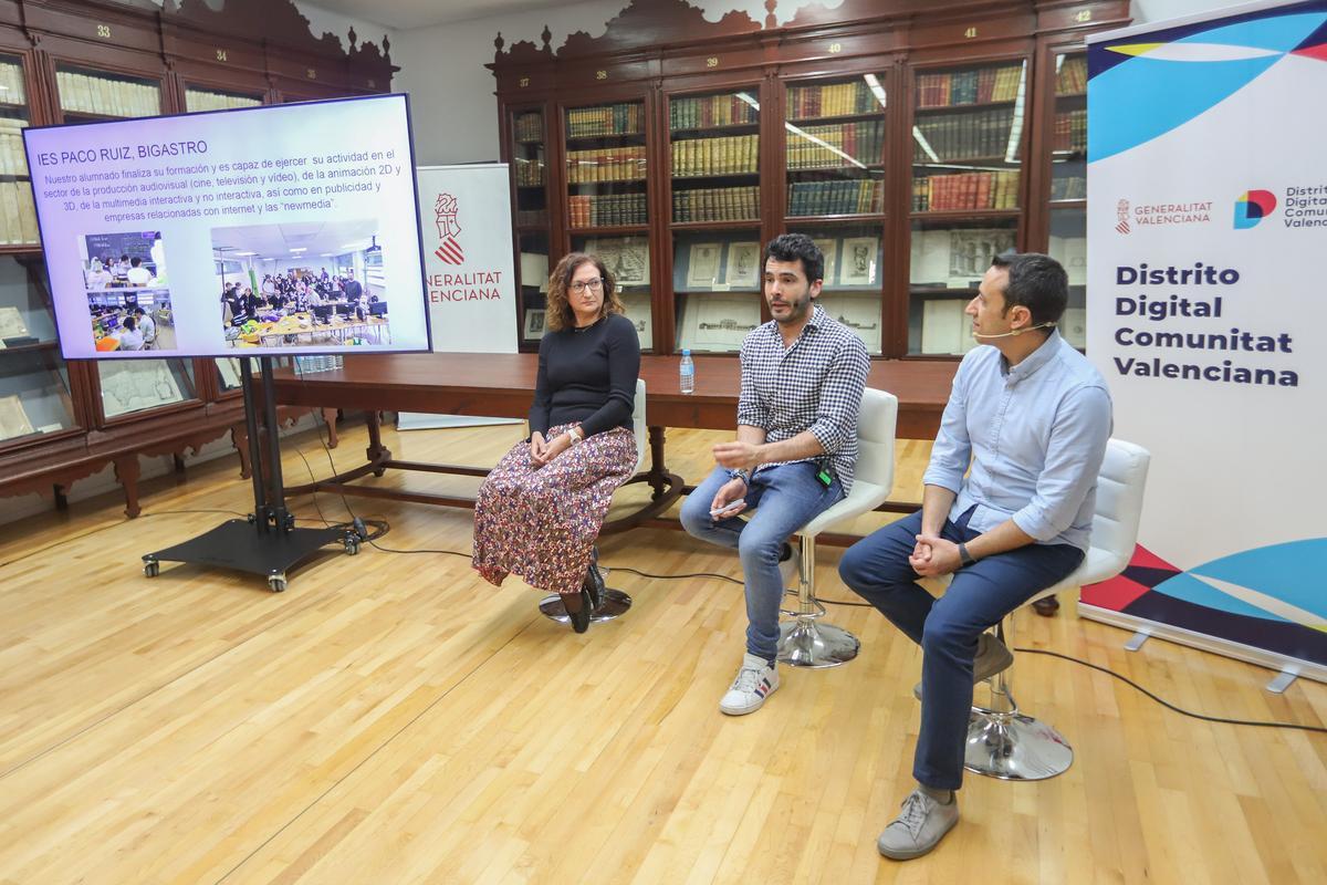 Marisa Bernabeu, Ramón Alabau y Raúl Marín.