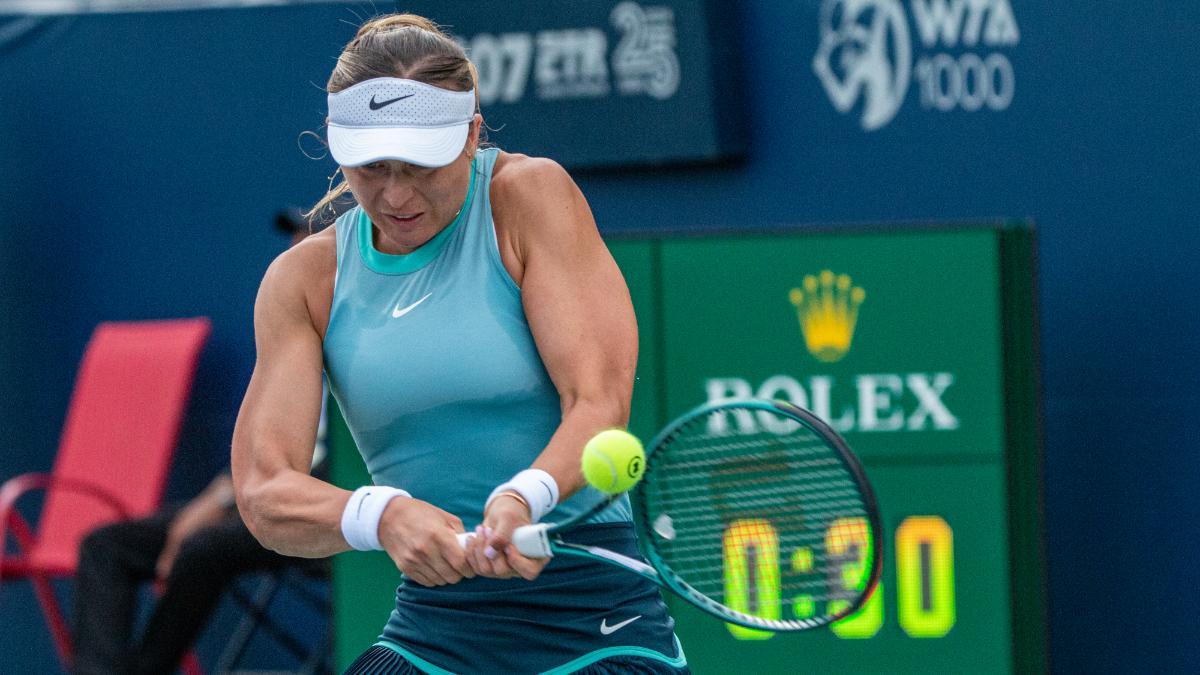 Paula Badosa, en el Masters 1000 de Toronto