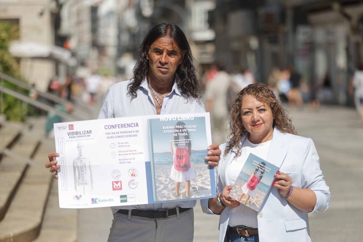 VIGO. AMALIA SALAZAR Y FERNANDO MAO QUE PRESENTAN GUIA DE ACTUACION CONTRA LA TRATA. PRINCIPE