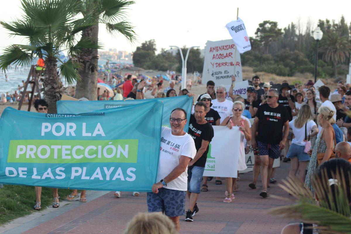 Manifestación en Torre la Sal.