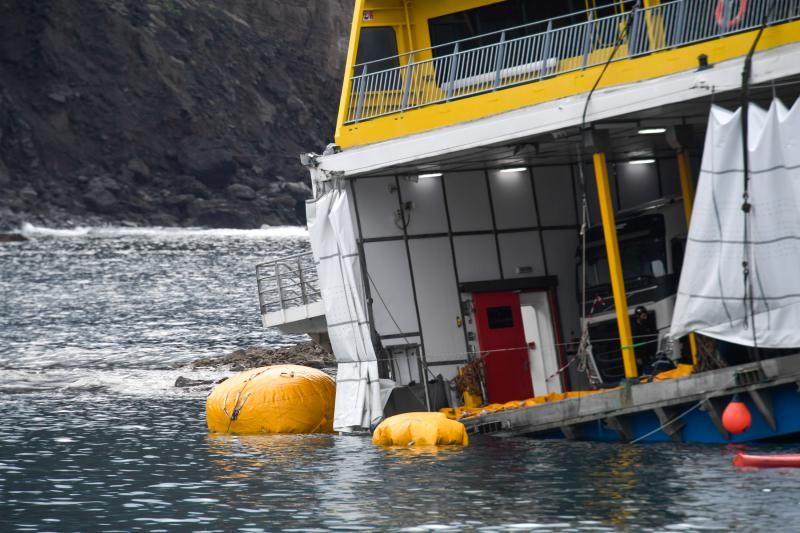 Nuevo intento de reflotar el ferry de Fred Olsen