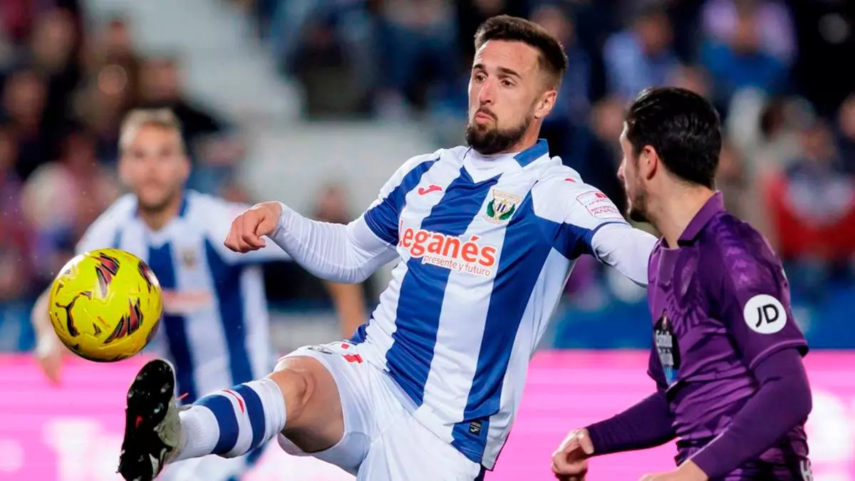 Leganés y Valladolid ofrecen intensidad sin goles a un Butarque de gala