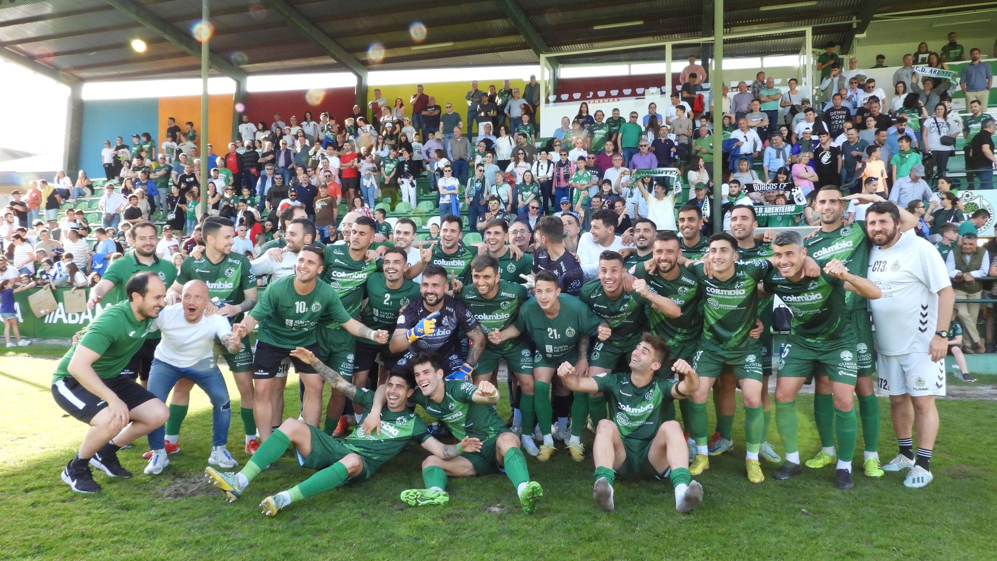 Las mejores imágenes del encuentro entre el Arenteiro y el Burgos Promesas (2-1)