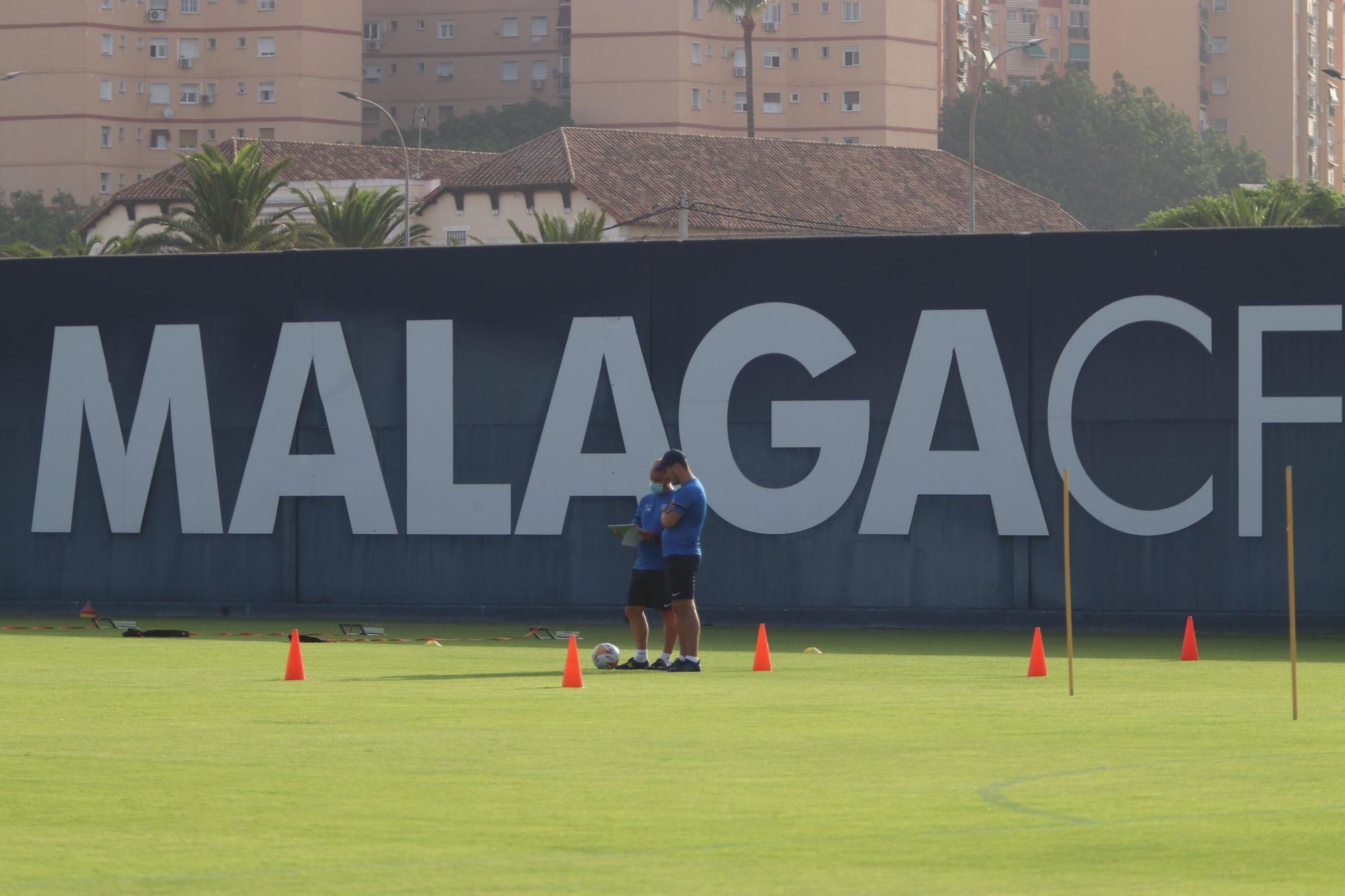 Entrenamiento del Málaga CF de este jueves 12 de agosto