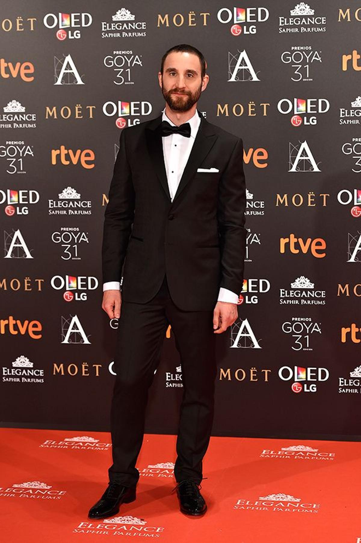 Premios Goya 2017: Dani Rovira de Pedro del Hierro