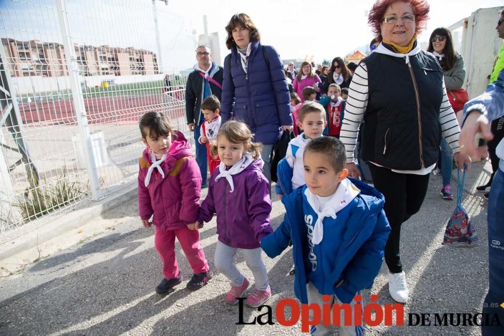 Marcha en el Día del Cáncer Infantil en Caravaca