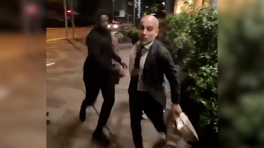 Guardiola pierde los papeles con un aficionado: "¿Quieres saber lo que es perder?"