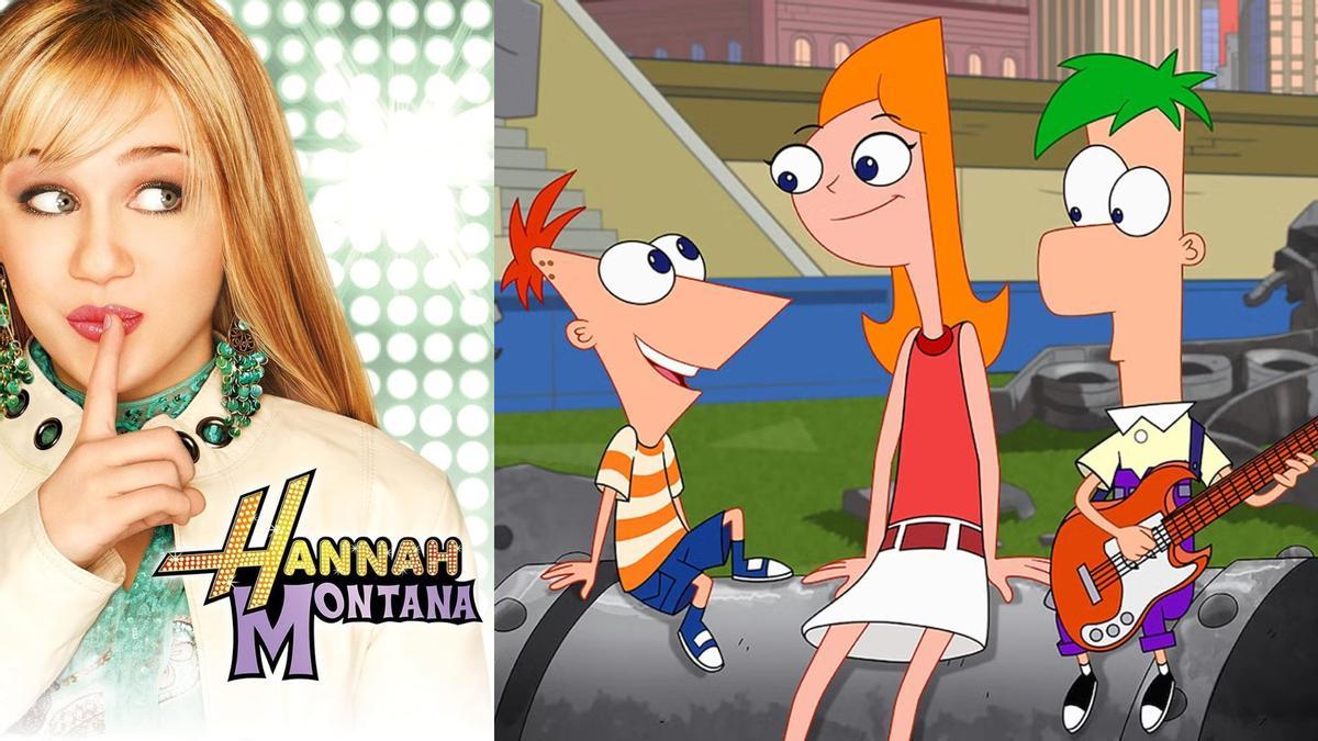 'Hannah Montana' y 'Phineas y Ferb'