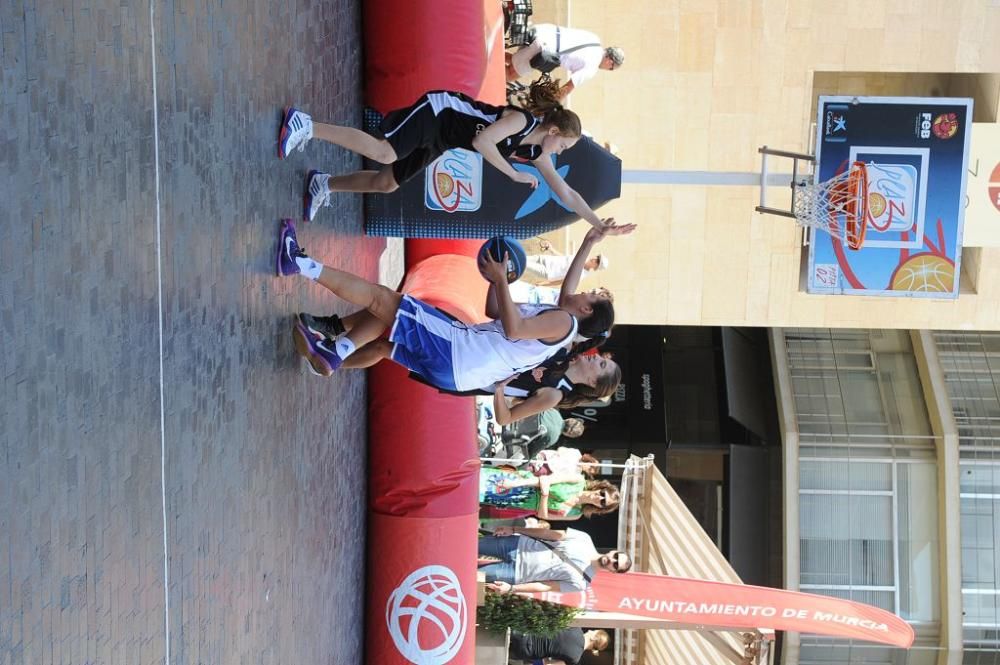 Baloncesto 3x3 en la Plaza Belluga